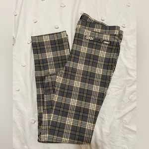 Jones NY plaid slim pant